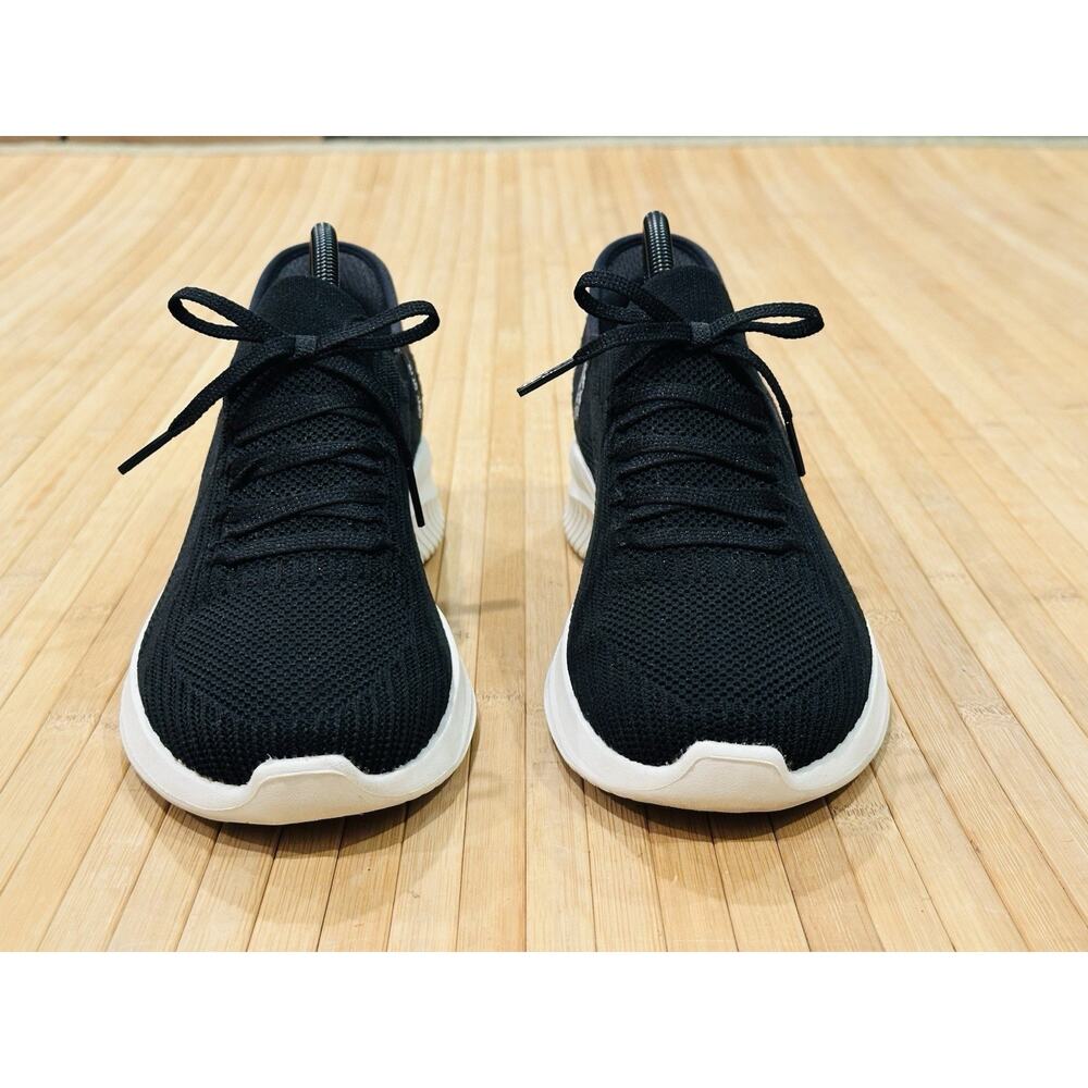 Skechers Black and White Women's Sneakers - Picture 6 of 11